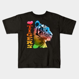 Love Tigers Kids T-Shirt